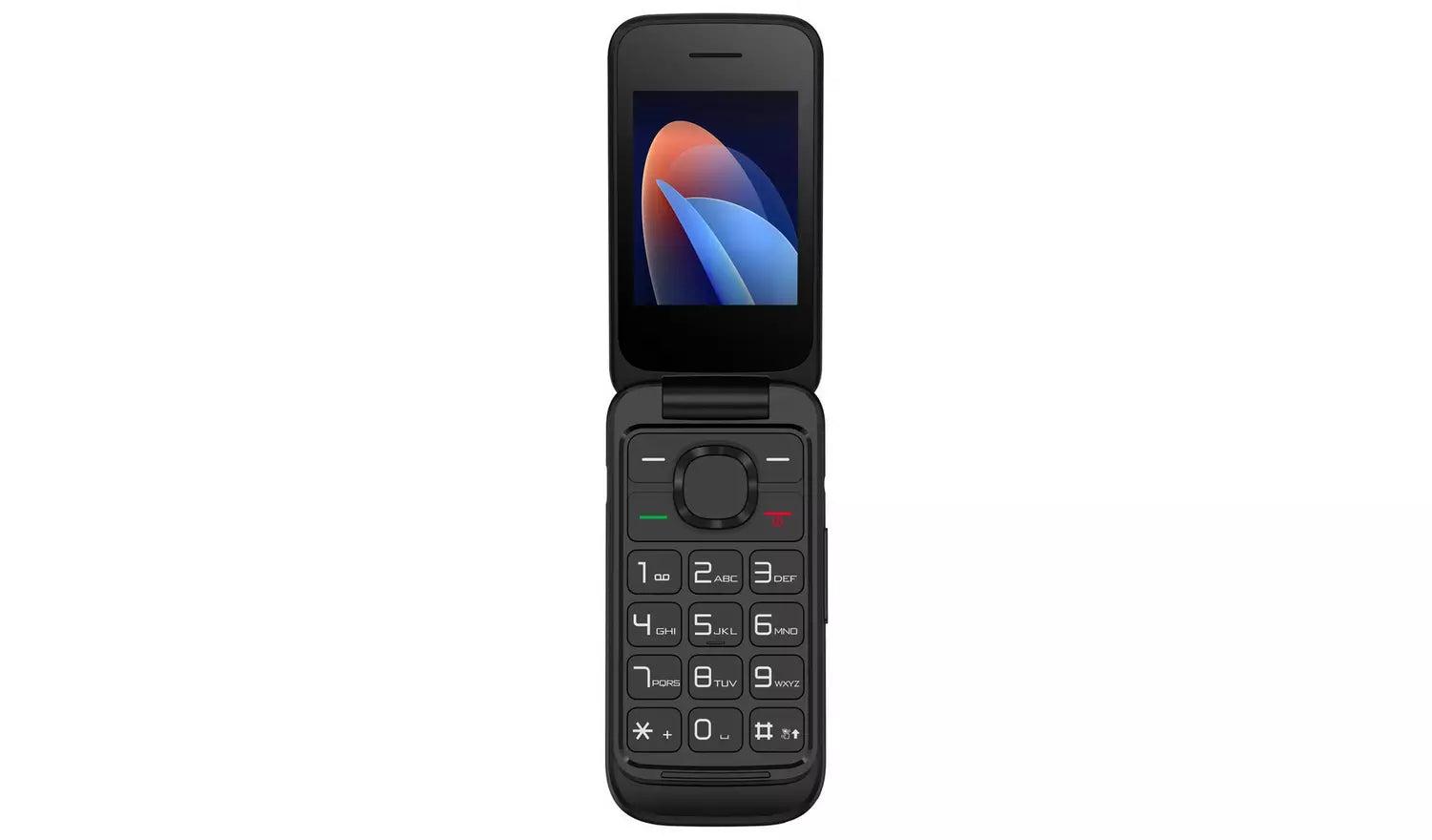 TCL 5023 Mobile Phone – Black Unlocked Flip Phone (New) TCL