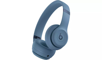 Beats Solo 4 On-Ear True Wireless Headphones - Slate Blue (Excellent Condition) Beats