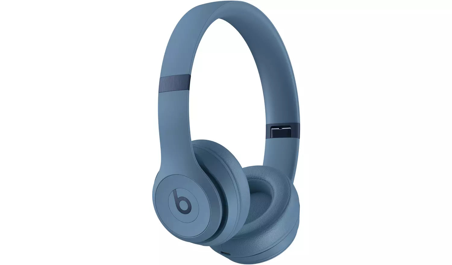 Beats Solo 4 On-Ear True Wireless Headphones - Slate Blue (Very Good Condition) Beats