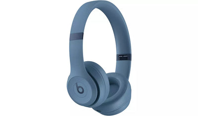 Beats Solo 4 On-Ear True Wireless Headphones - Slate Blue (Excellent Condition) Beats