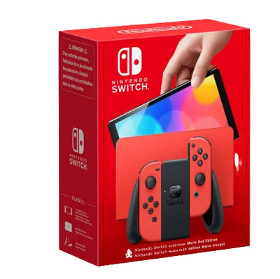 Nintendo Switch OLED Console - Mario Red Edition (New) Nintendo