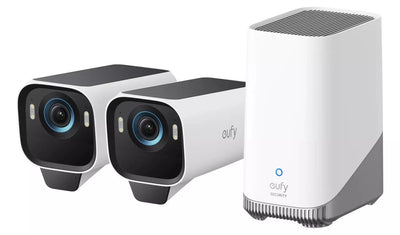 eufyCam S3 Pro 4K Security Camera Set – 2 Cameras + HomeBase 3 eufy