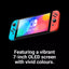 Nintendo Switch OLED Console - Neon Blue & Neon Red NEW