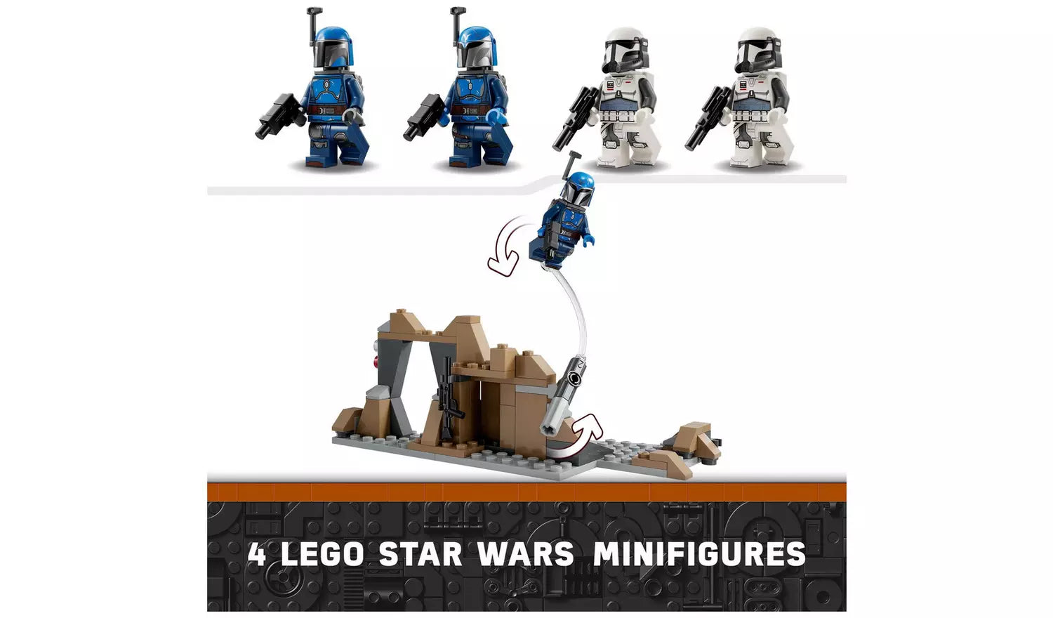 LEGO Star Wars Ambush on Mandalore Battle Pack Set | Ages 6+ | Model 75373 | New LEGO