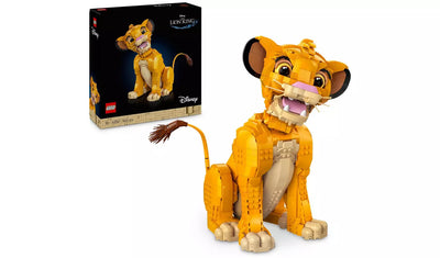 LEGO Disney Young Simba the Lion King Set for Adults | Ages 18+ | Model 43247 | NEW LEGO
