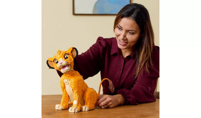 LEGO Disney Young Simba the Lion King Set for Adults | Ages 18+ | Model 43247 | NEW LEGO