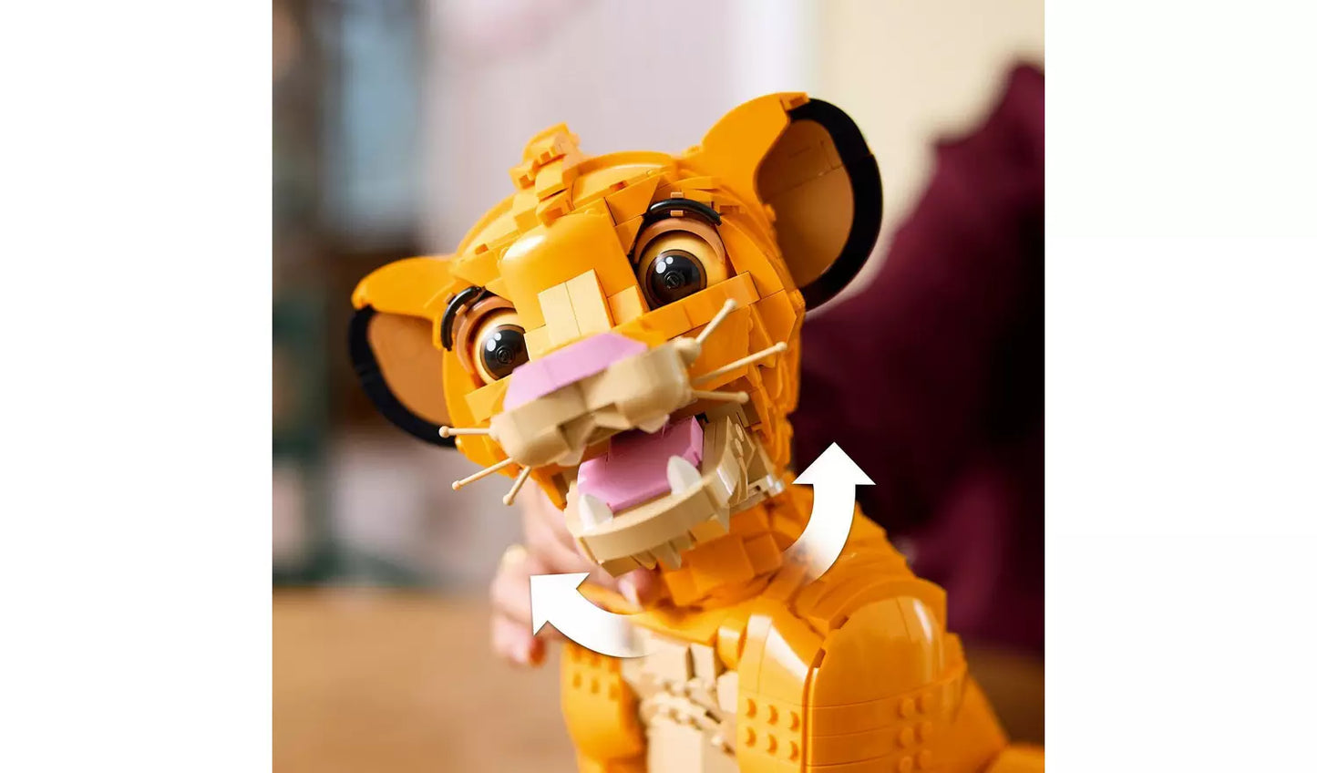 LEGO Disney Young Simba the Lion King Set for Adults | Ages 18+ | Model 43247 | NEW LEGO