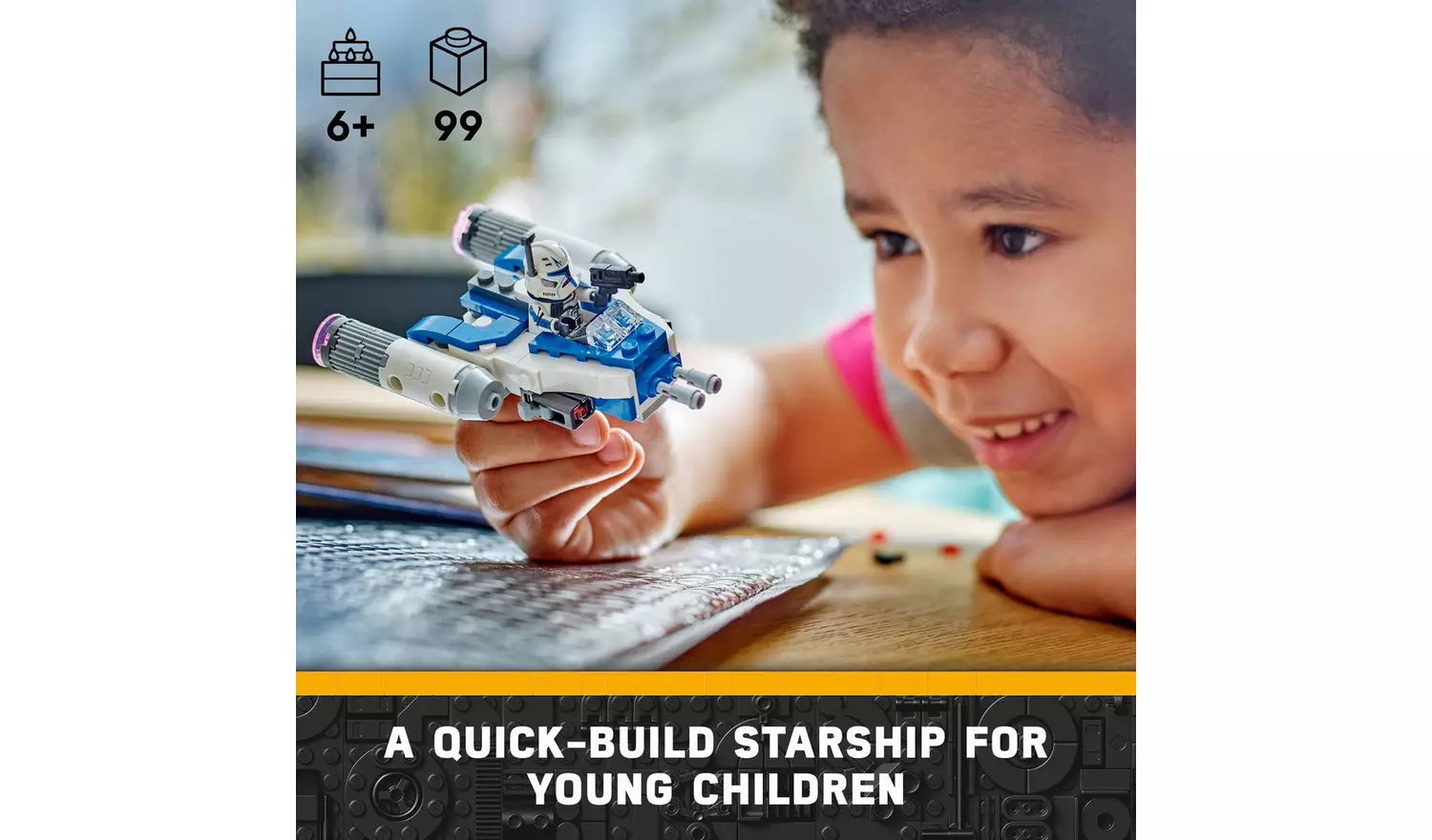 LEGO Star Wars Captain Rex Y-Wing Microfighter Set | Ages 6+ | Model 75391 | New LEGO