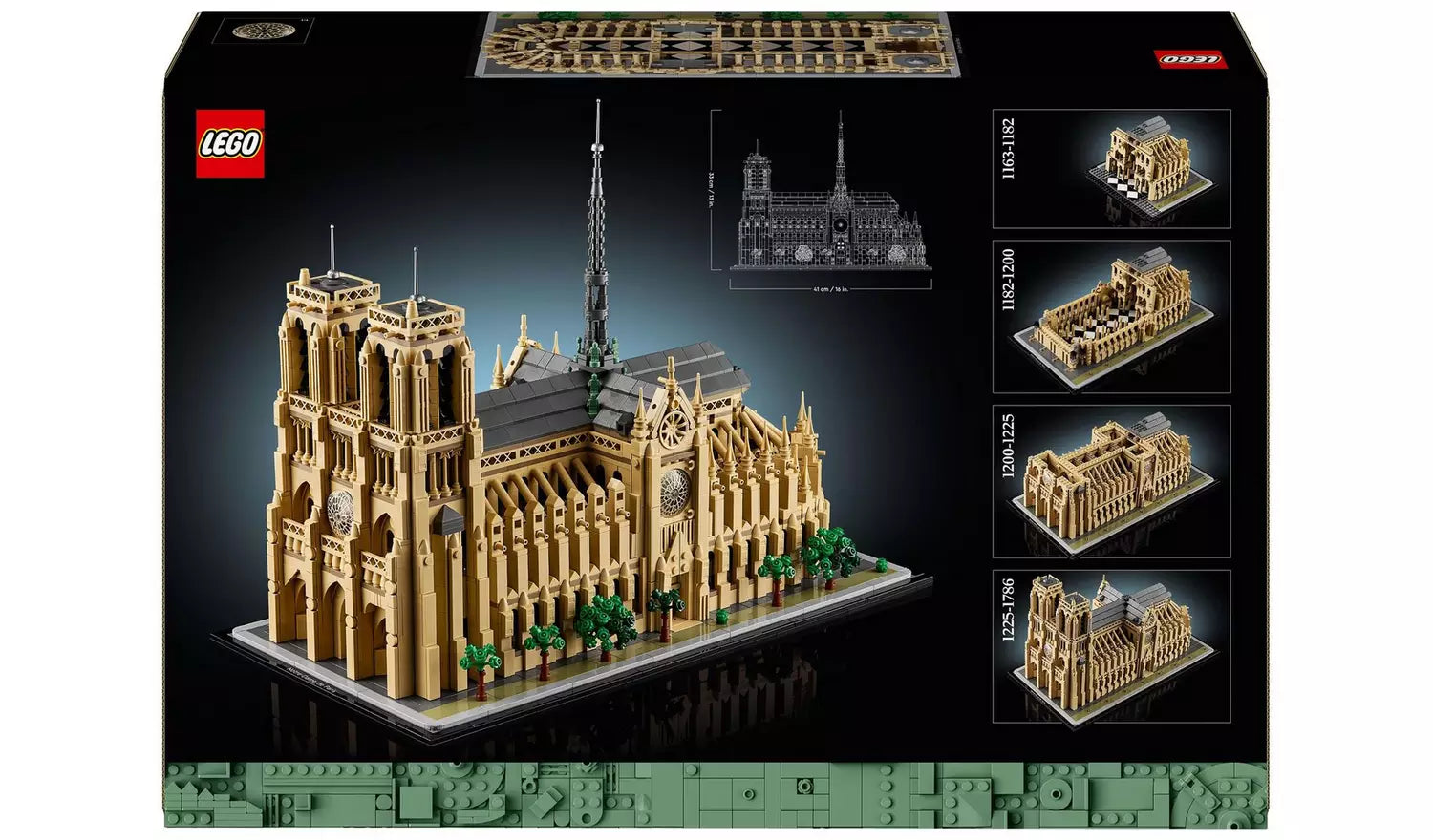 LEGO Architecture Notre-Dame de Paris Set for Adults | Ages 18+ | Model 21061 | NEW LEGO