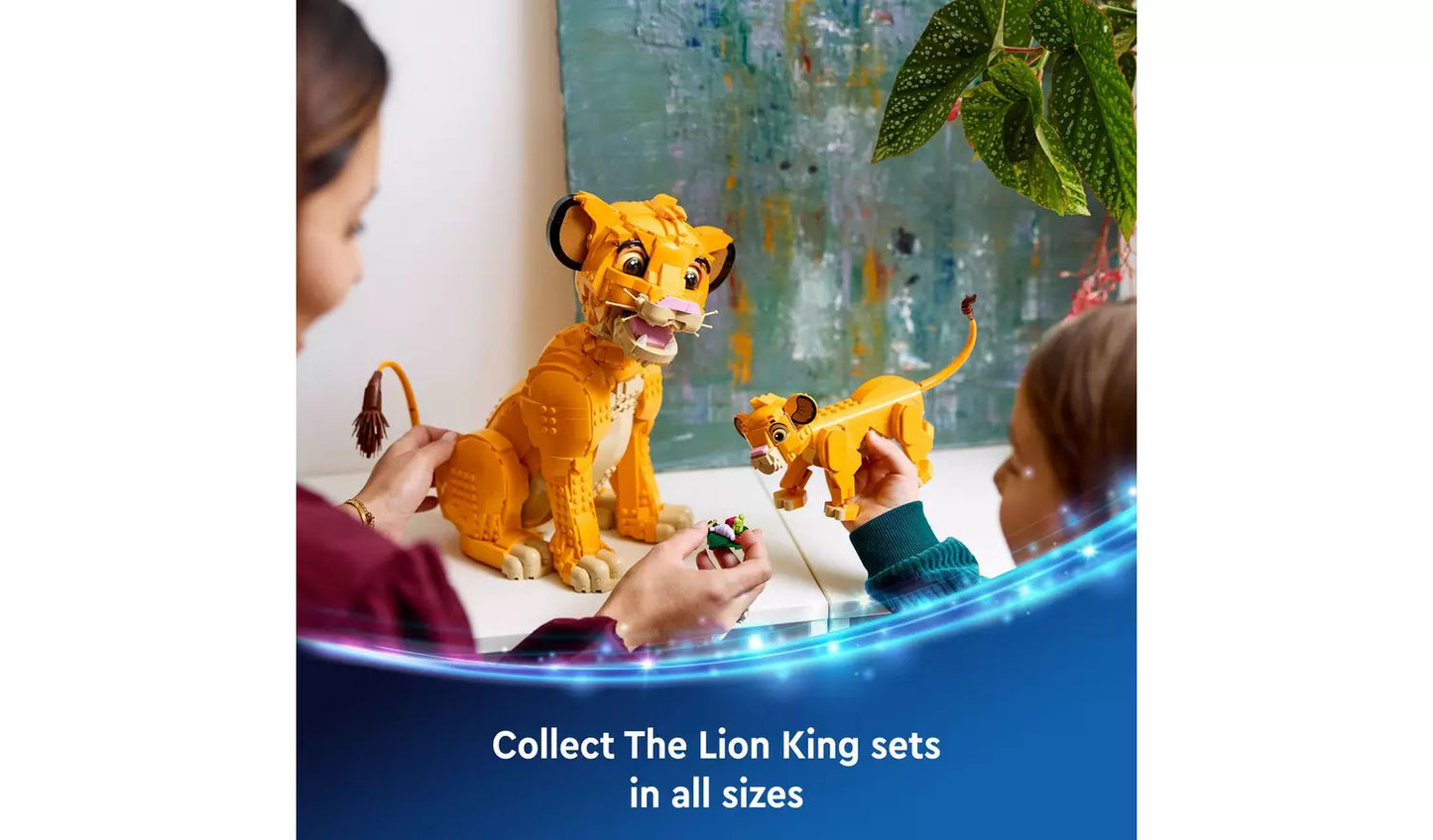 LEGO Disney Simba the Lion King Cub Building Toy | Ages 6+ | Model 43243 LEGO