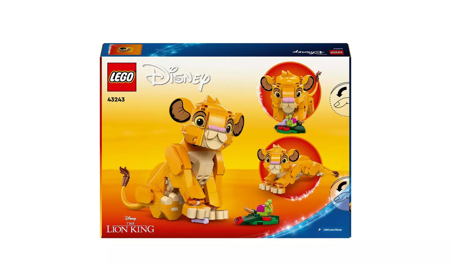 LEGO Disney Simba the Lion King Cub Building Toy | Ages 6+ | Model 43243 LEGO