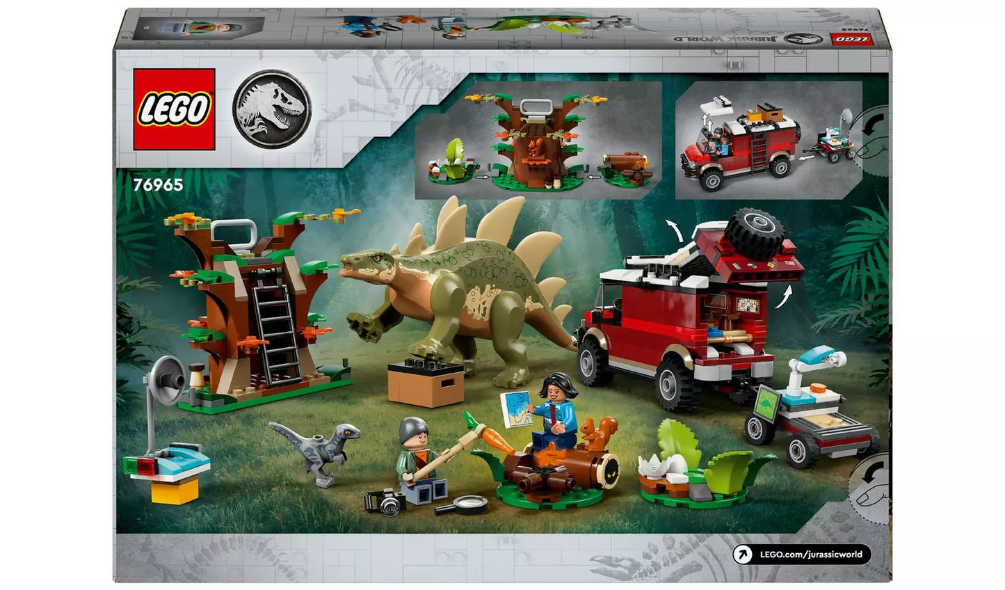 LEGO Jurassic World Missions: Stegosaurus Discovery | Ages 6+ | Model 76965 | New LEGO