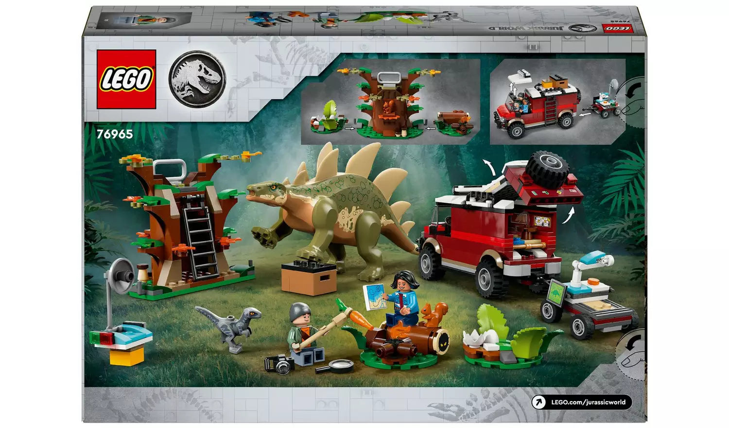 LEGO Jurassic World Missions: Stegosaurus Discovery | Ages 6+ | Model 76965 | New LEGO