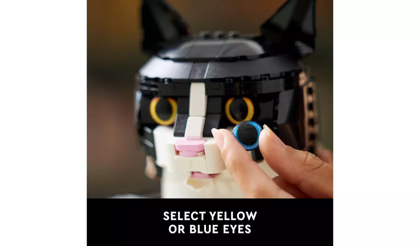 LEGO Ideas Tuxedo Cat Model Kit for Adults to Build | Ages 18+ | Model 21349 | NEW LEGO