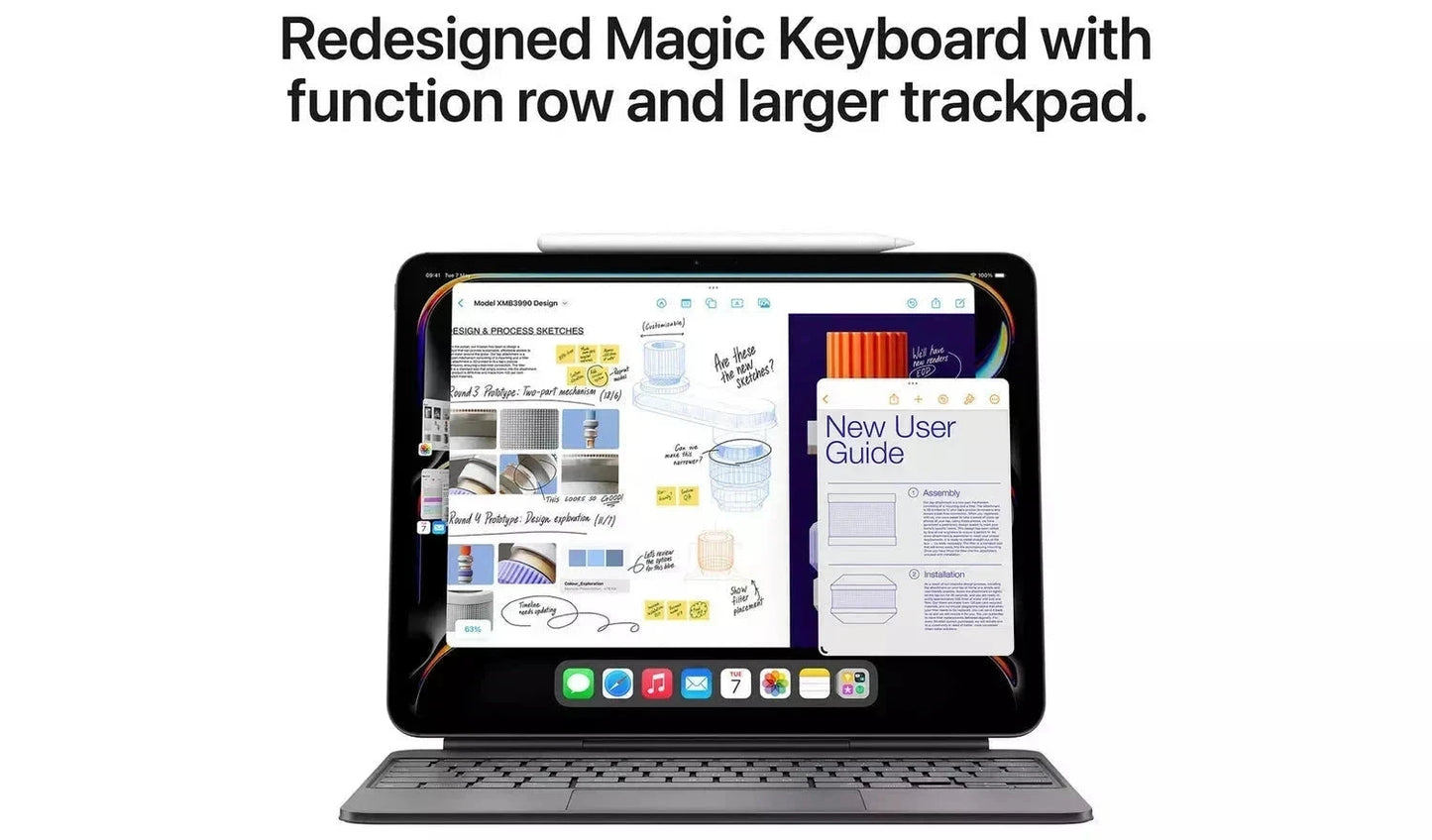 Apple iPad Pro (2024) – 13" Wi-Fi Tablet, 512GB Storage, SIlver (Excellent Refurbished) Apple