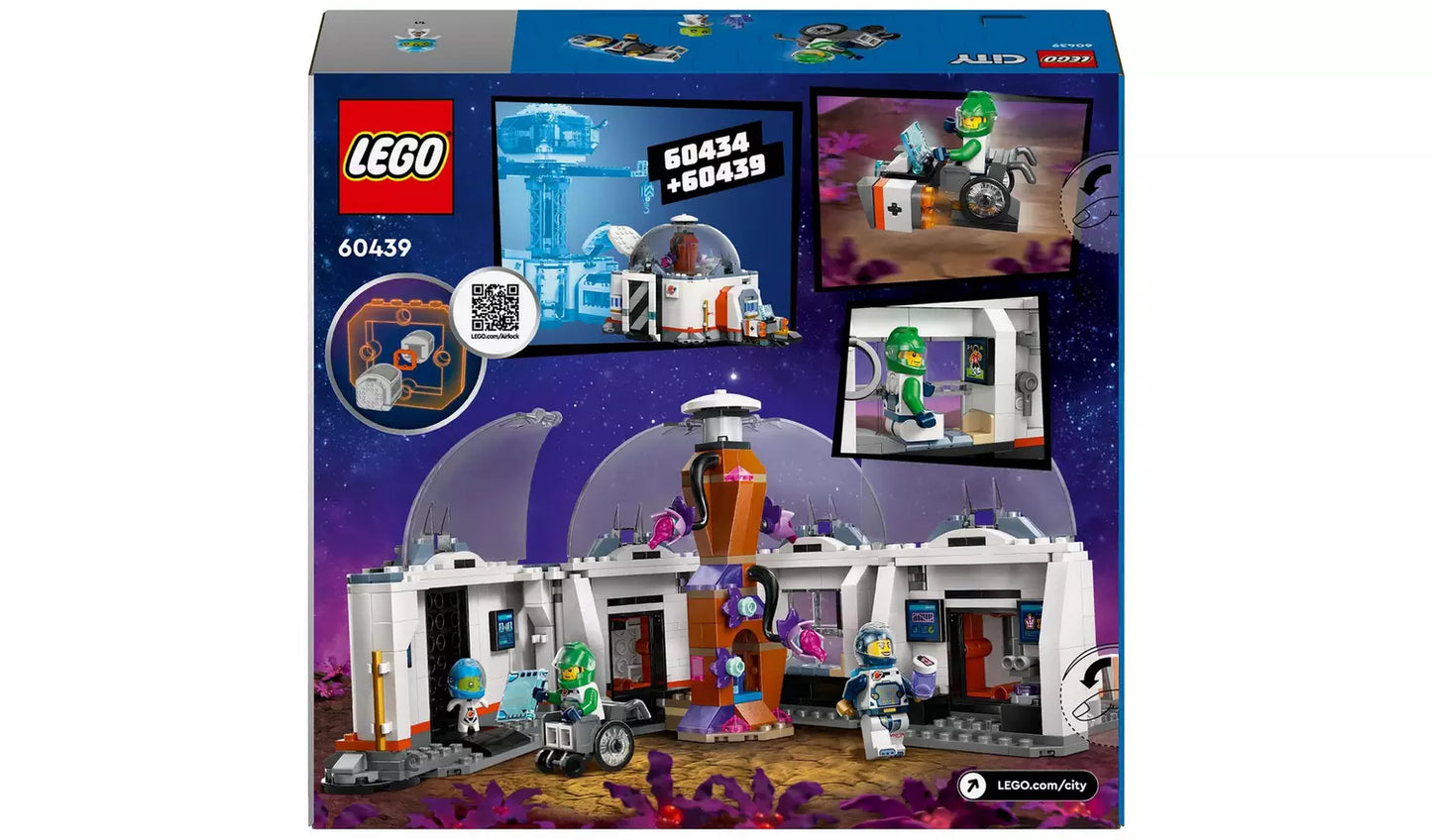 LEGO City Space Science Lab Exploration Toy Playset | Ages 6+ | Model 60439 | New LEGO