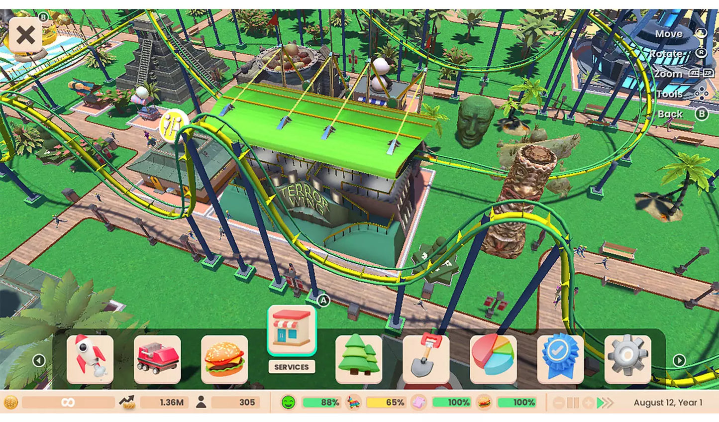 RollerCoaster Tycoon Adventures Deluxe – Nintendo Switch Game | Physical Game Card | 3+ (New) Nintendo