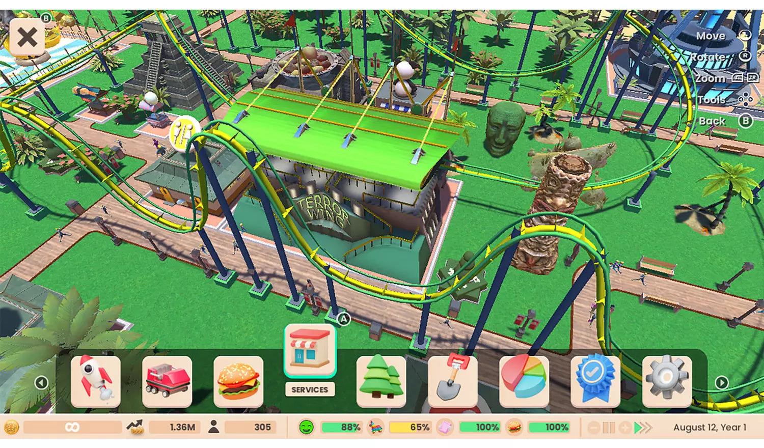 RollerCoaster Tycoon Adventures Deluxe – Nintendo Switch Game | Physical Game Card | 3+ (New) Nintendo
