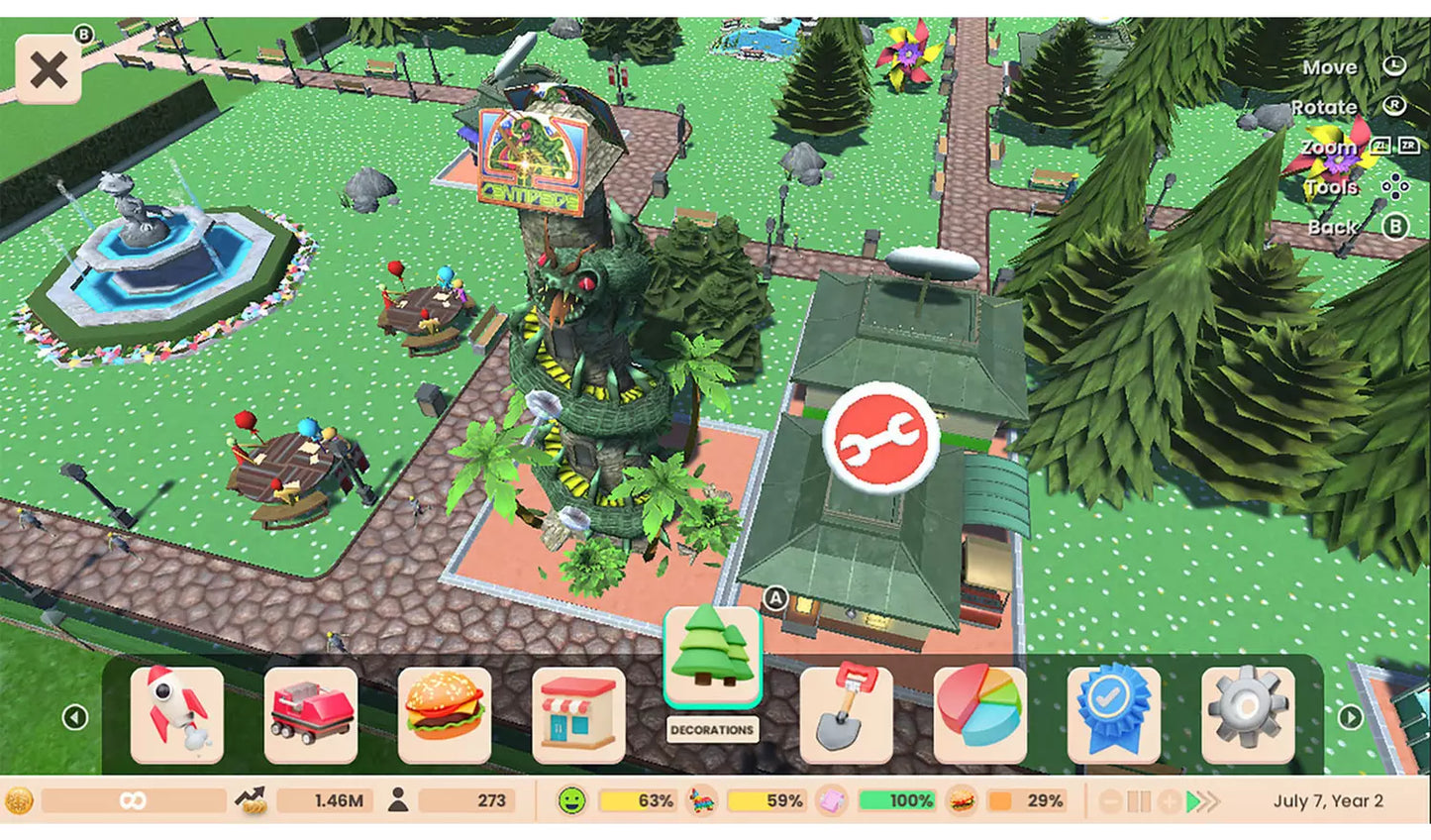 RollerCoaster Tycoon Adventures Deluxe – Nintendo Switch Game | Physical Game Card | 3+ (New) Nintendo