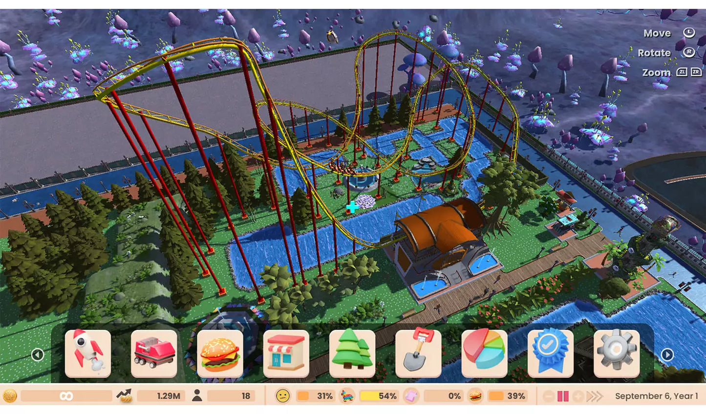 RollerCoaster Tycoon Adventures Deluxe – Nintendo Switch Game | Physical Game Card | 3+ (New) Nintendo