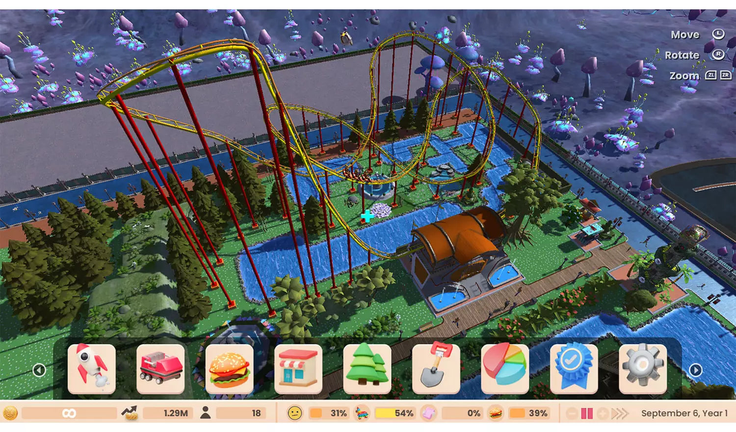 RollerCoaster Tycoon Adventures Deluxe – Nintendo Switch Game | Physical Game Card | 3+ (New) Nintendo