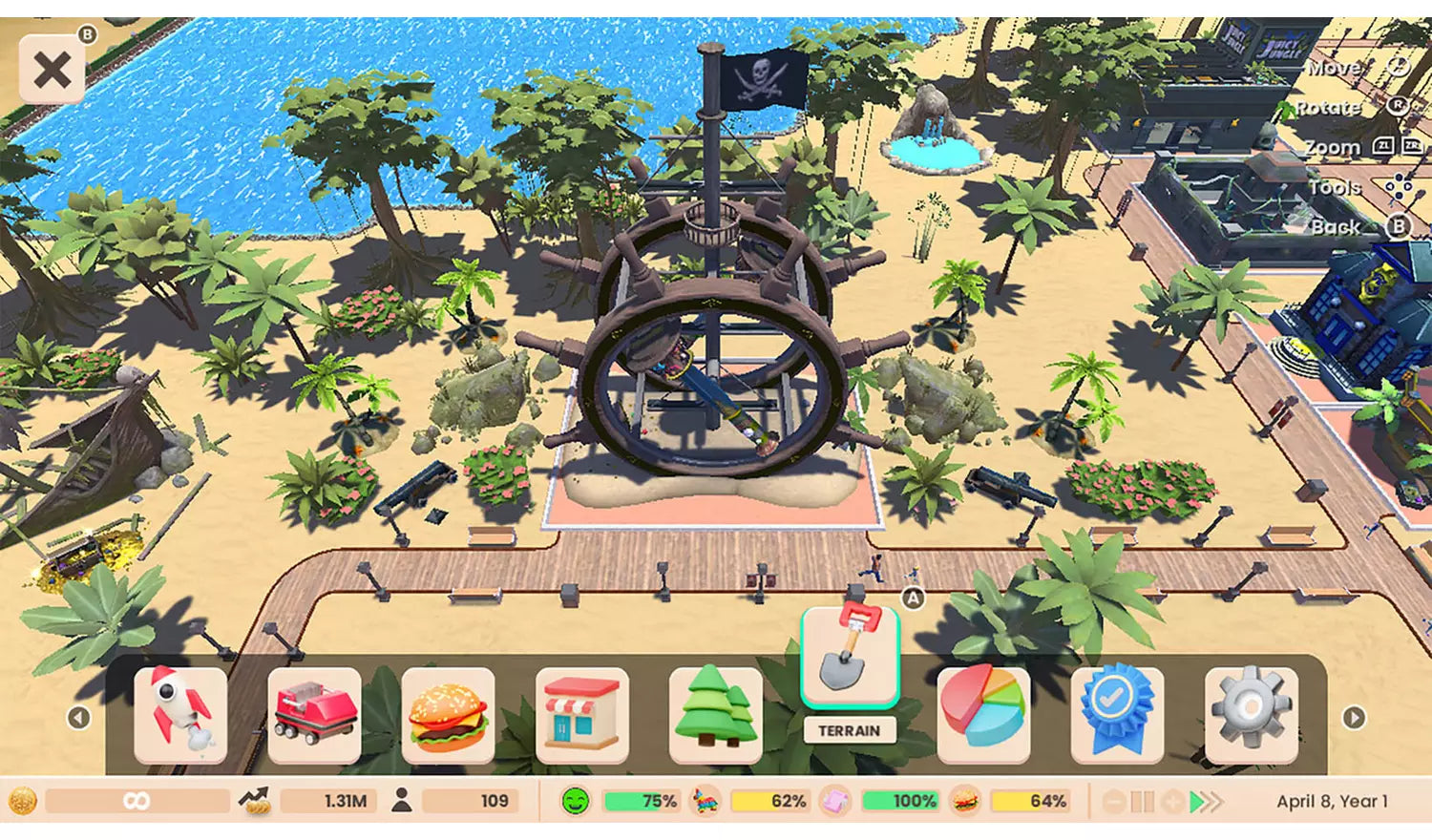 RollerCoaster Tycoon Adventures Deluxe – Nintendo Switch Game | Physical Game Card | 3+ (New) Nintendo