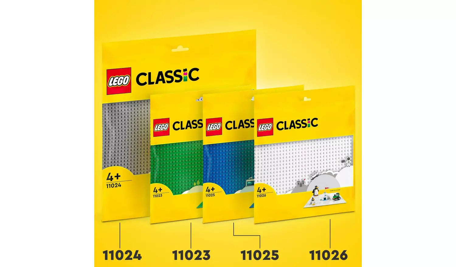 LEGO Classic Blue Baseplate 32x32 Building Board | Ages 4+ | Model 11025 | New LEGO
