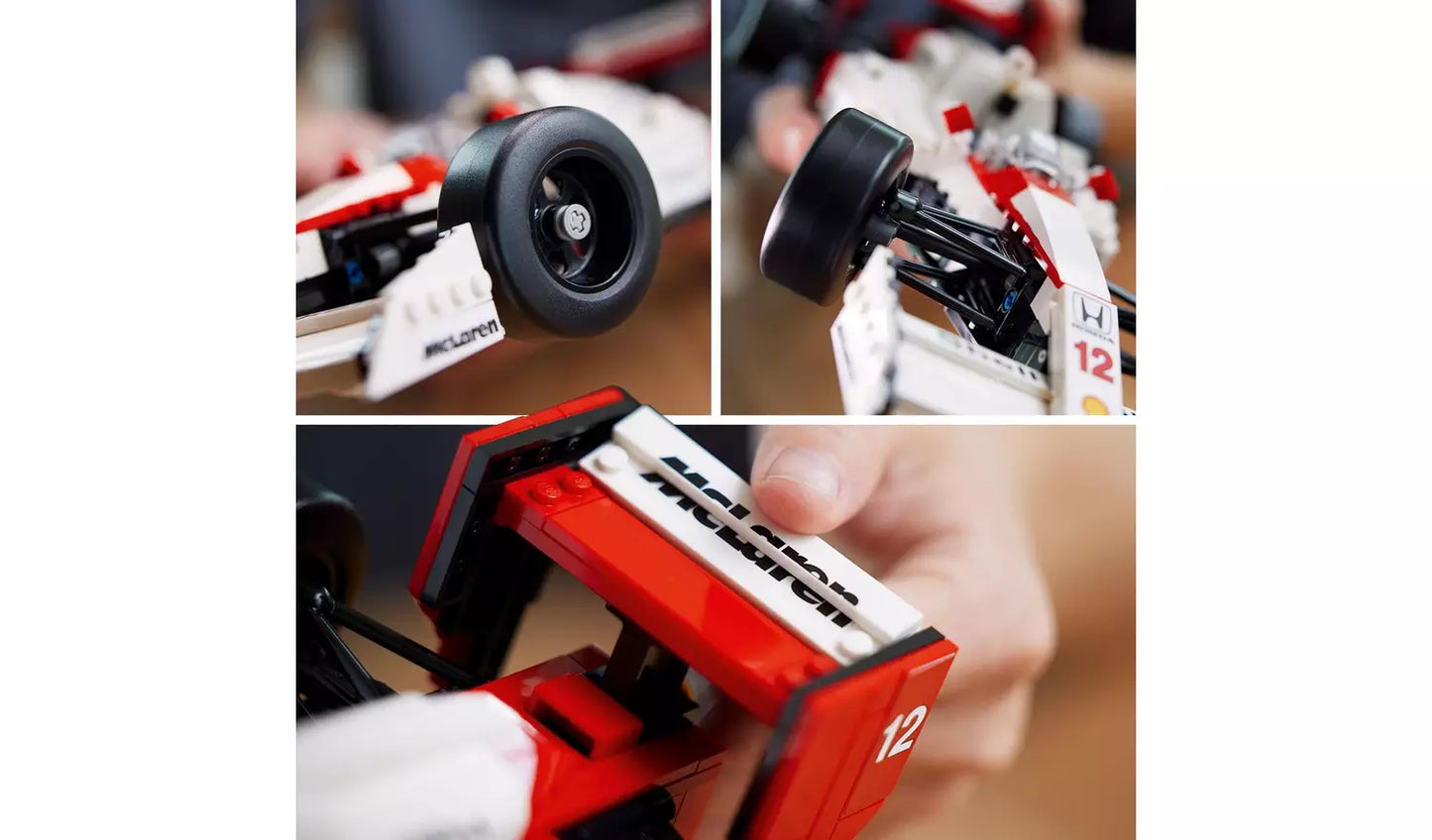 LEGO Icons McLaren MP4/4 & Ayrton Senna Set for Adults | Ages 18+ | Model 10330 | NEW LEGO