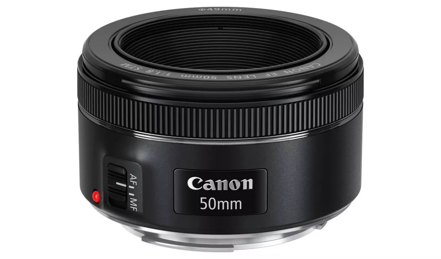 Canon EF 50mm f/1.8 STM Lens – Prime Lens for Portraits & Low Light (New) Canon