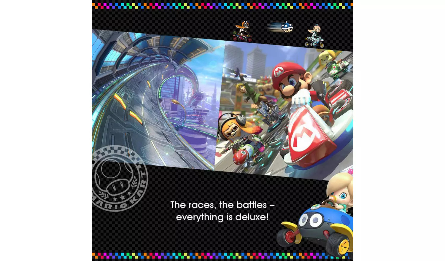 Mario Kart 8 Deluxe – Nintendo Switch | Game Card | 3+ (New) Nintendo