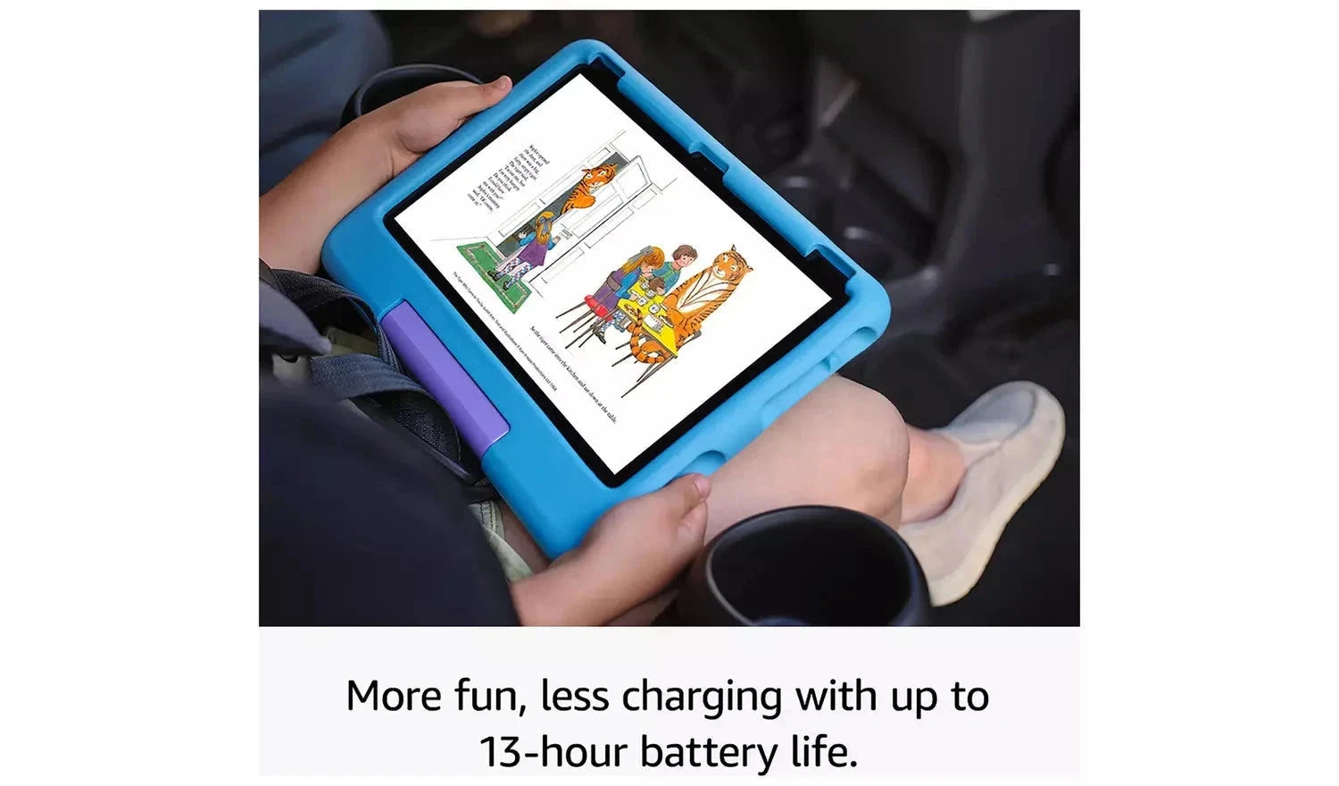 Amazon Fire HD 10 Kids (2023 Release) – 10.1" Tablet, 32GB, Green – Designed for Ages 3–7, (New) Amazon