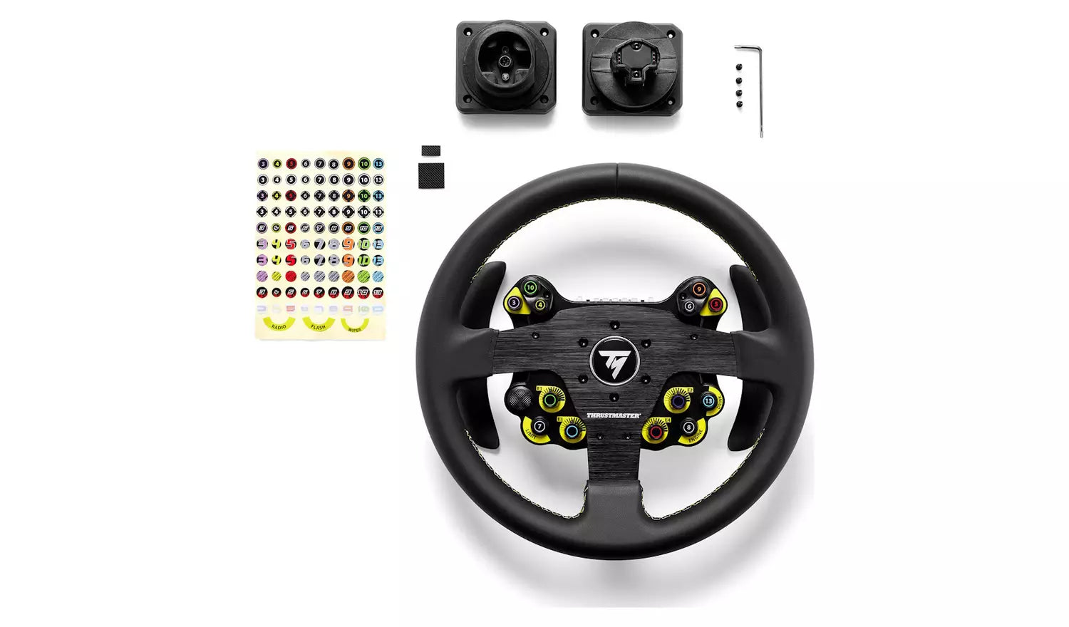 Thrustmaster EVO Racing 32R Leather Wheel Rim – Xbox Series X/S, PS5, PS4 & PC | 32cm Racing Wheel (New) Thrustmaster