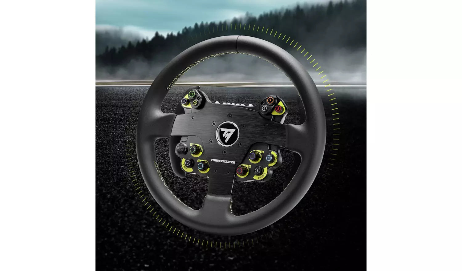 Thrustmaster EVO Racing 32R Leather Wheel Rim – Xbox Series X/S, PS5, PS4 & PC | 32cm Racing Wheel (New) Thrustmaster