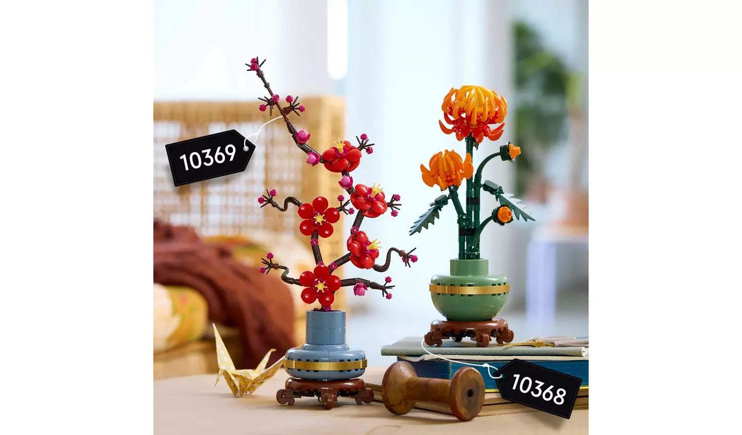 LEGO Icons Plum Blossom Flower Building Set for Adults | Ages 18+ | Model 10369 | NEW LEGO