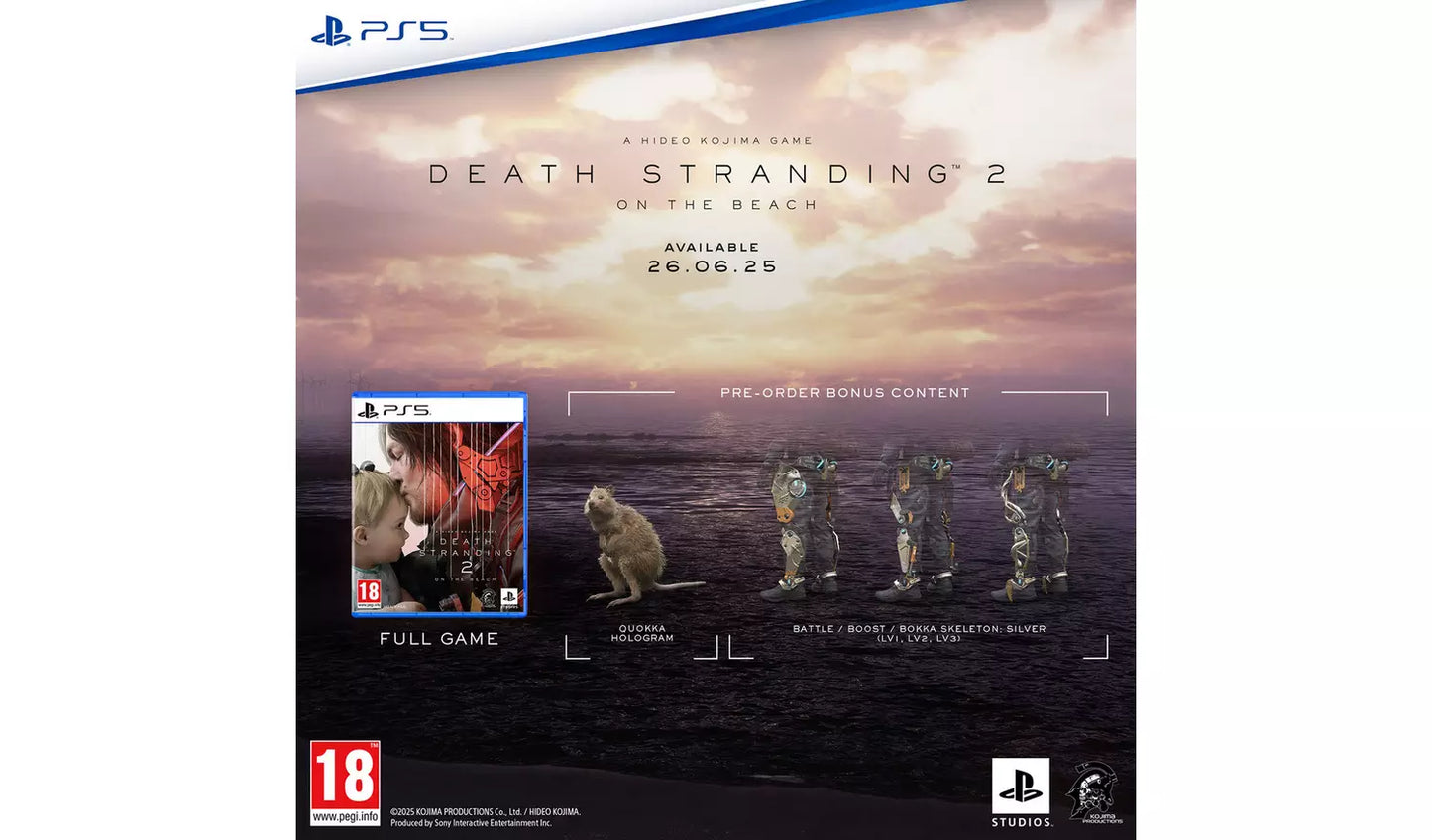 Death Stranding 2: On The Beach – PS5 | Physical Disc | 18+ (New) PS5