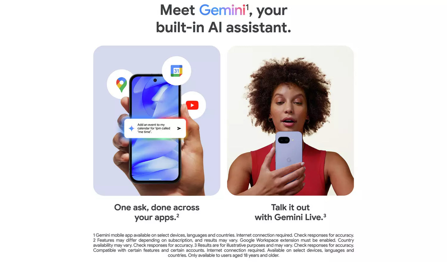 Google Pixel 9a 5G 256GB AI Mobile Phone Iris (New) Google