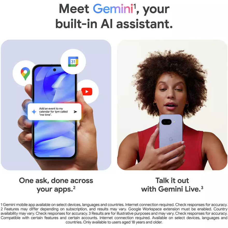 Google Pixel 9a 5G 128GB AI Mobile Phone - Black