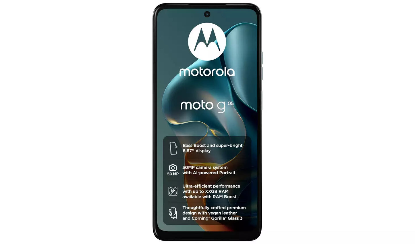 Motorola Moto G05 64GB Unlocked - Denim Blue (New)