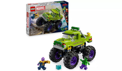 LEGO Marvel The Hulk Truck vs. Thanos Building Toy Set | Ages 7+ | Model 76312 | New LEGO