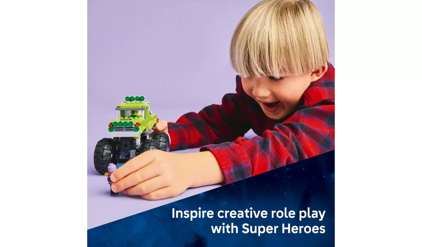 LEGO Marvel The Hulk Truck vs. Thanos Building Toy Set | Ages 7+ | Model 76312 | New LEGO
