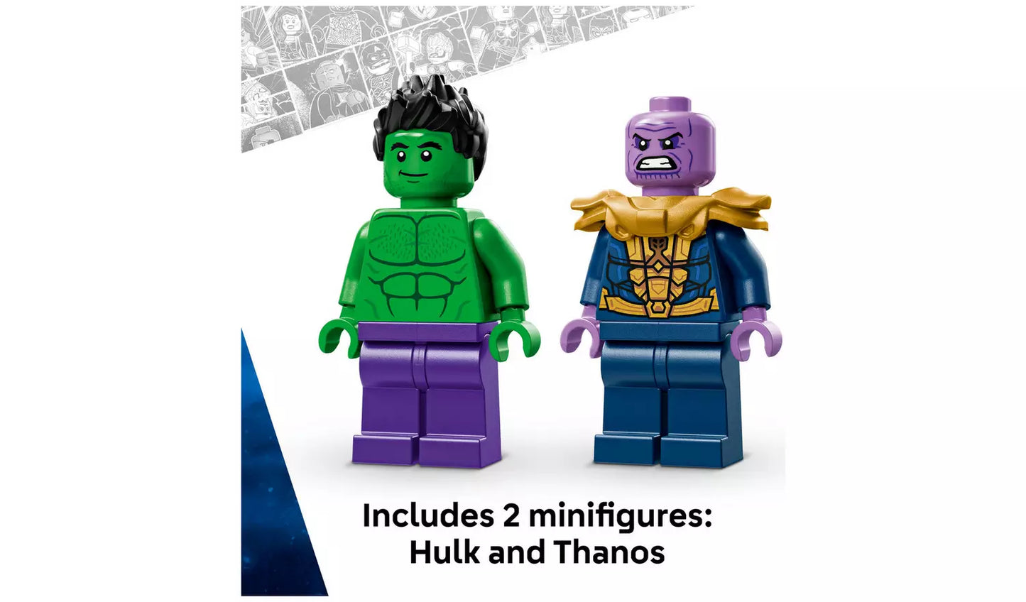 LEGO Marvel The Hulk Truck vs. Thanos Building Toy Set | Ages 7+ | Model 76312 | New LEGO