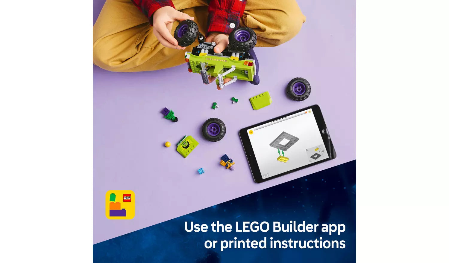 LEGO Marvel The Hulk Truck vs. Thanos Building Toy Set | Ages 7+ | Model 76312 | New LEGO