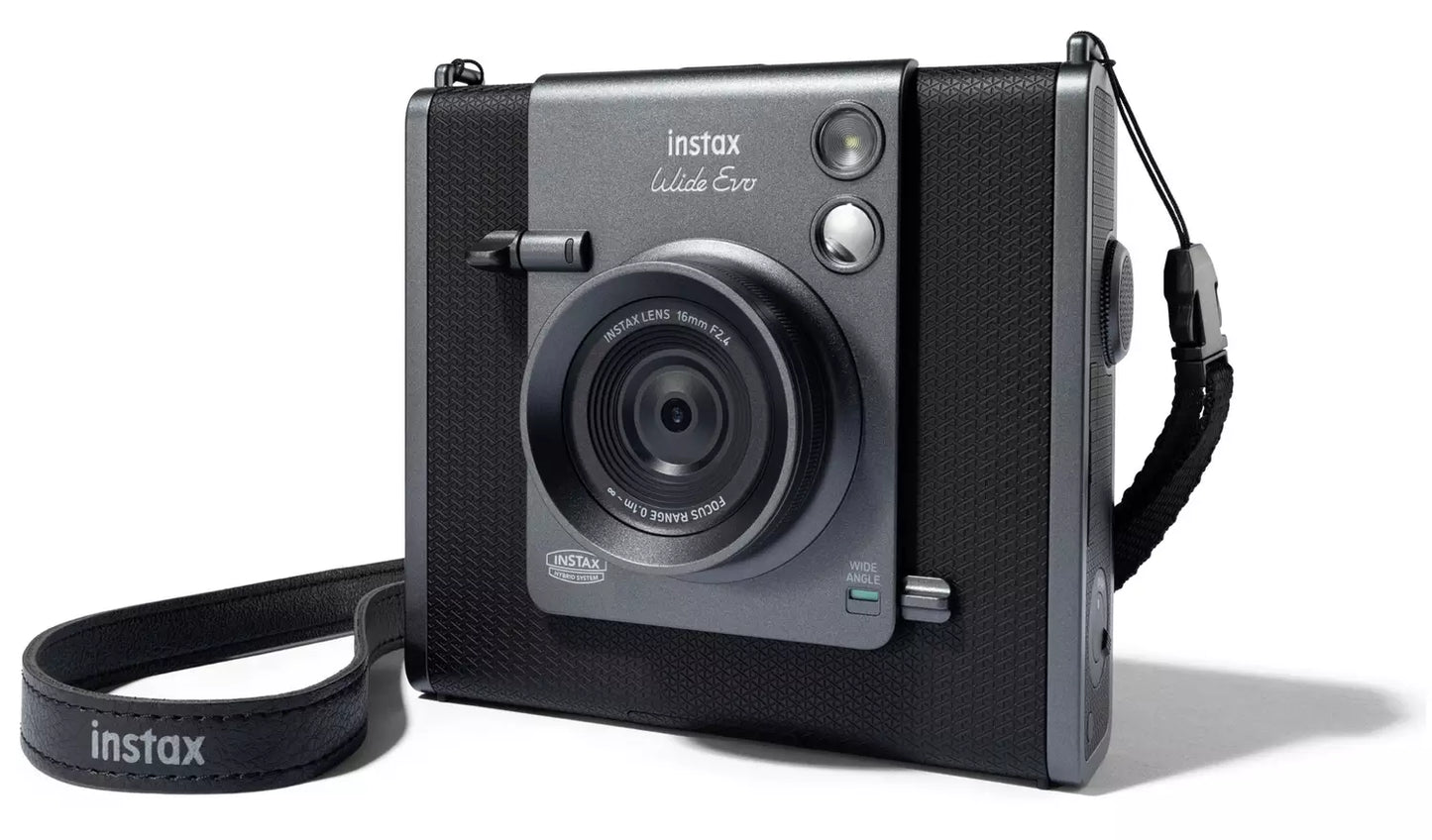 Fujifilm instax WIDE Evo Hybrid Instant Camera – Black (New) Fujifilm