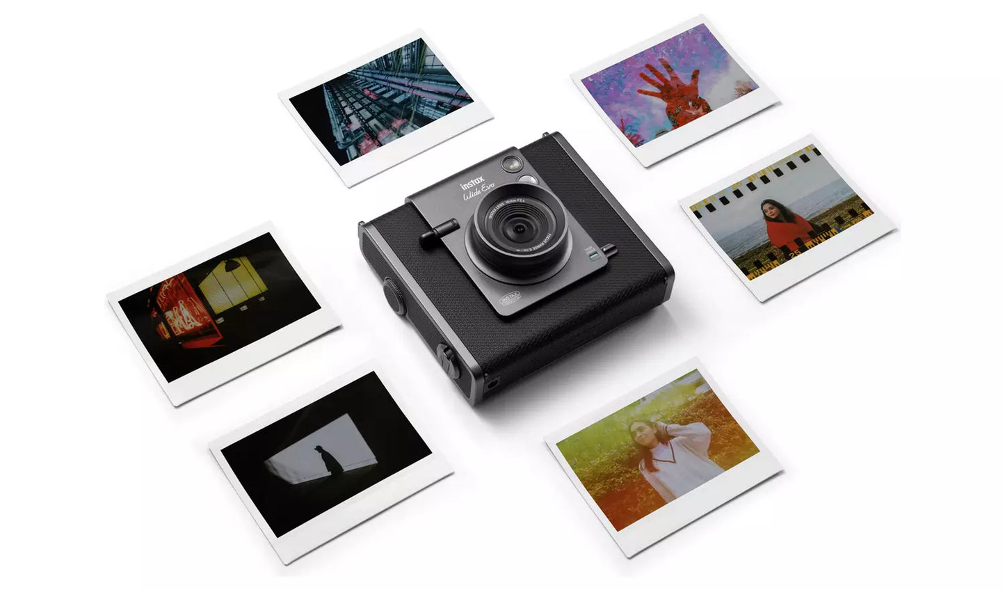 Fujifilm instax WIDE Evo Hybrid Instant Camera – Black (New) Fujifilm