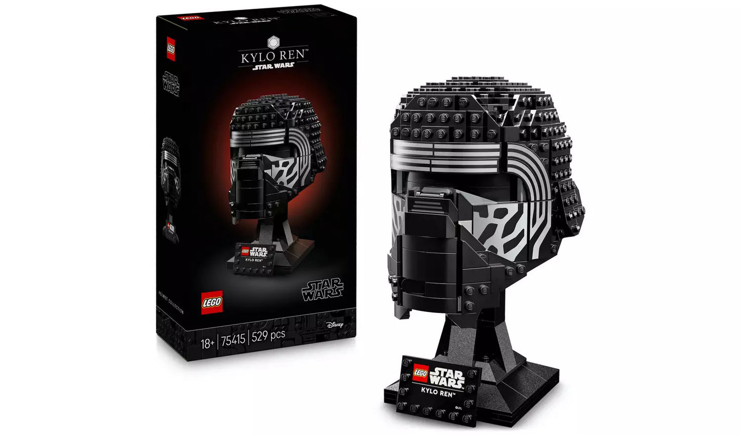 LEGO Star Wars Kylo Ren Helmet Building Set for Adults 75415 | Ages 18+ | New LEGO