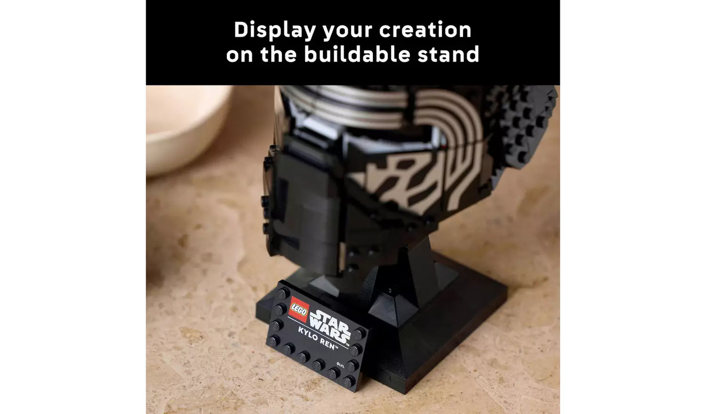 LEGO Star Wars Kylo Ren Helmet Building Set for Adults 75415 | Ages 18+ | New LEGO