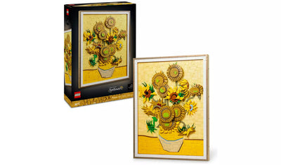 LEGO ART Vincent van Gogh – Sunflowers Wall Art Building Set | Ages 18+ | Model 31215 | NEW LEGO