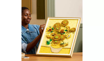 LEGO ART Vincent van Gogh – Sunflowers Wall Art Building Set | Ages 18+ | Model 31215 | NEW LEGO