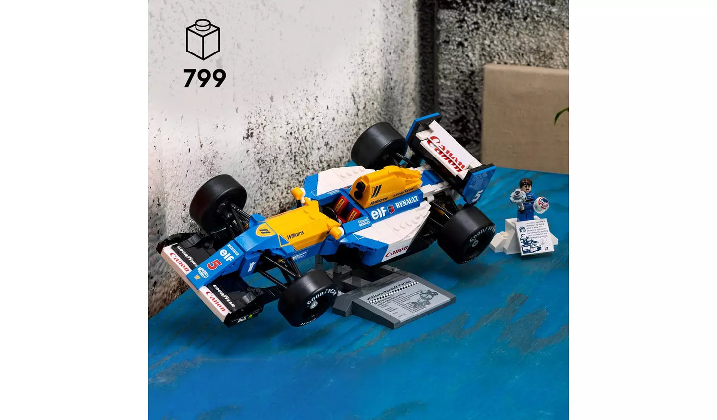 LEGO Icons Williams Racing FW14B Formula 1 Gift Set | Ages 18+ | Model 10353 | NEW LEGO