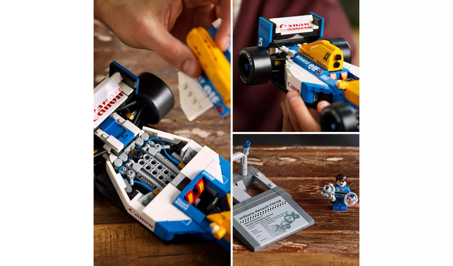 LEGO Icons Williams Racing FW14B Formula 1 Gift Set | Ages 18+ | Model 10353 | NEW LEGO